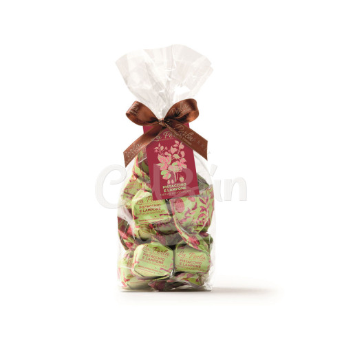 Pistacchio e Lampone - Tartufo di cioccolato - 200 g